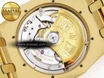 Audemars Piguet ROYAL OAK 37MM 15450  WHITE DIAL ON YG SA3120 - Görsel 16
