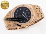 Royal Oak 39mm 15202 RG IPF 1:1 Best Edition Black Diamonds Dial on RG Bracelet A2121 - Görsel 7