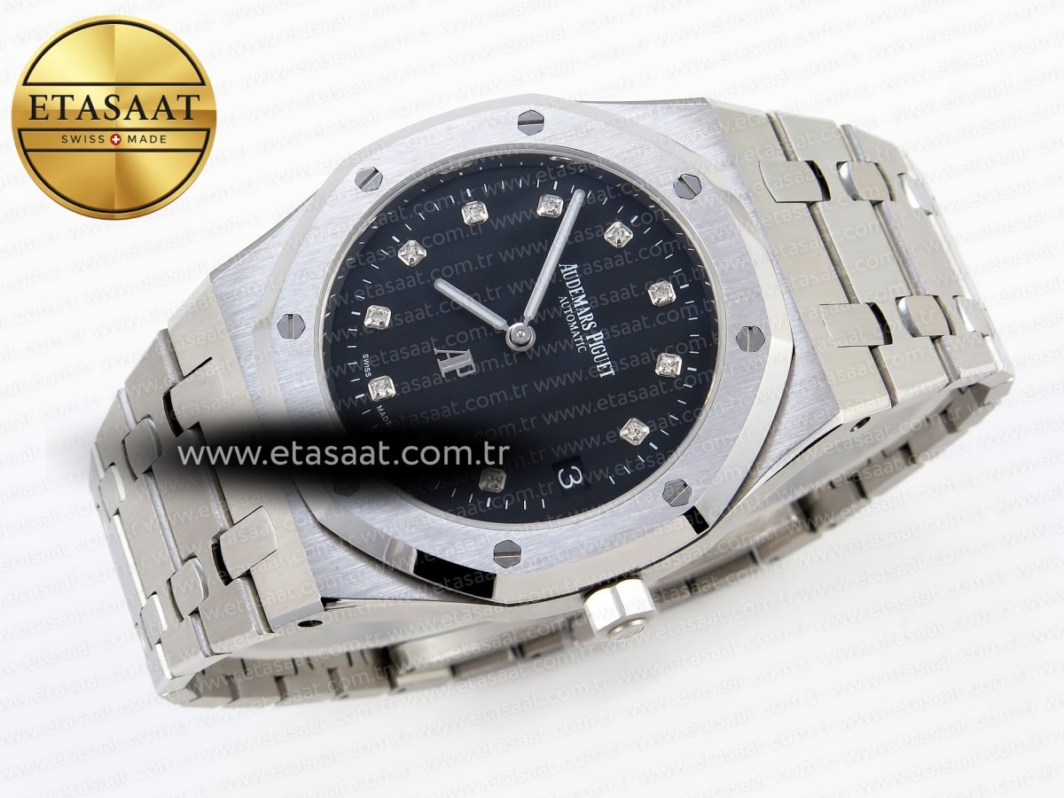 Royal Oak 39mm 15202 SS IPF 1:1 Best Edition Black Dial on SS Bracelet A2121 - Görsel 7
