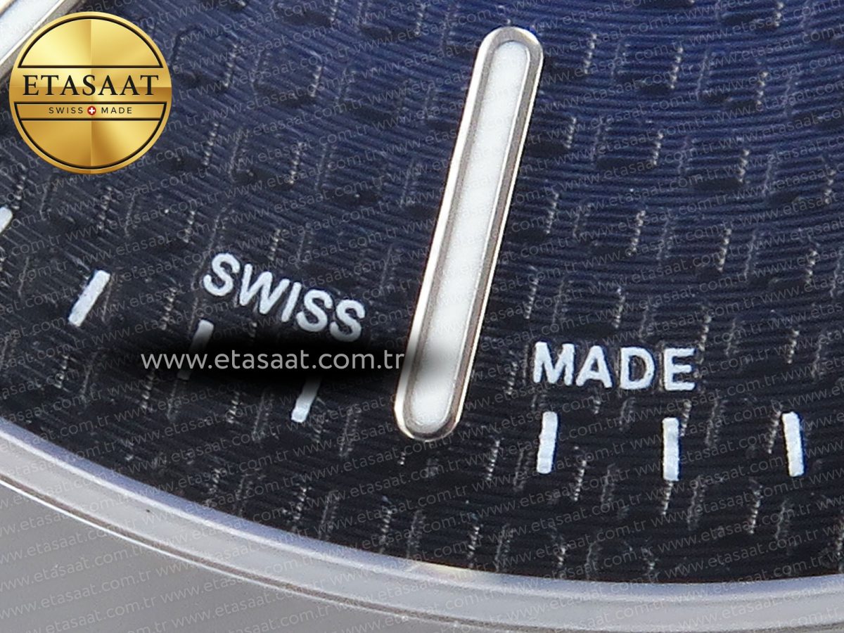 Royal Oak 39mm 15202 SS IPF 1:1 Best Edition Blue/Black Textured Dial on SS Bracelet A2121 - Görsel 13