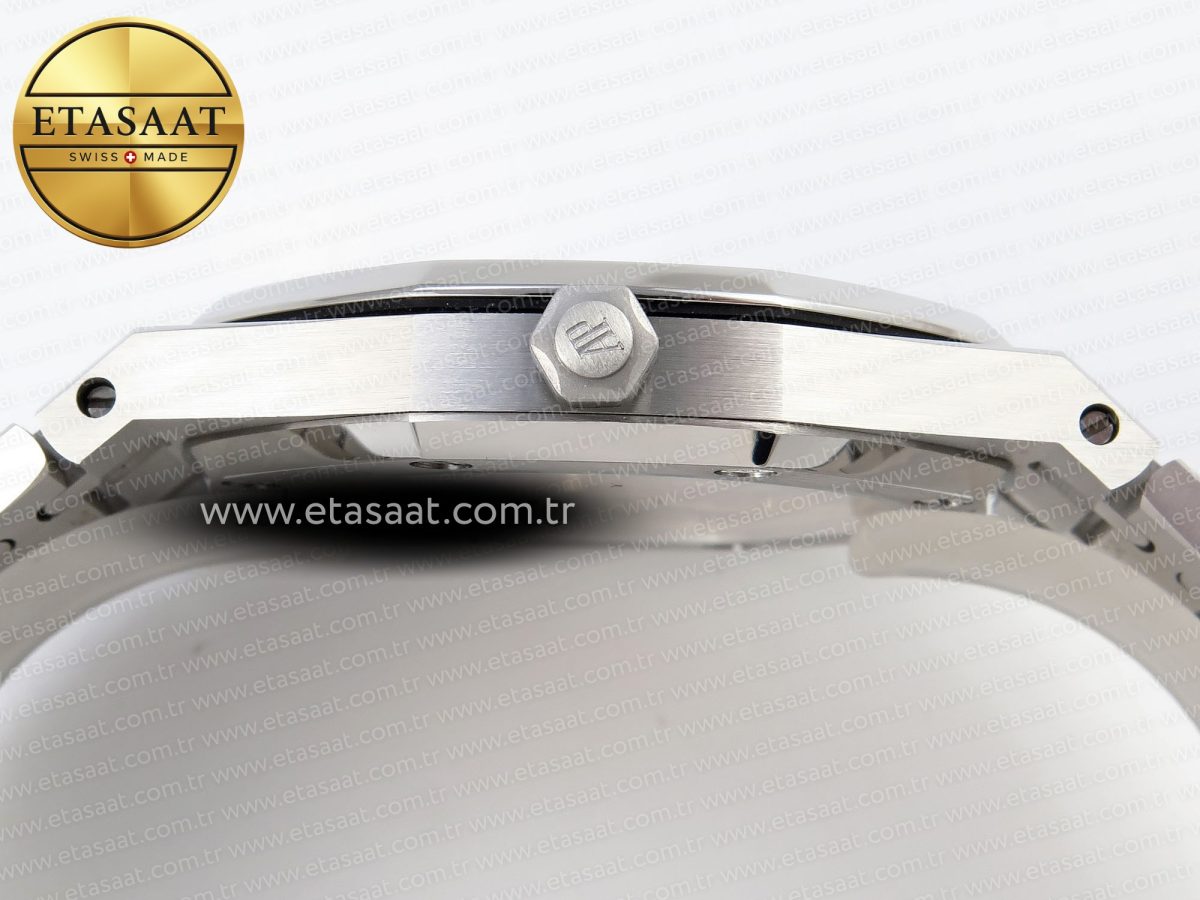 Royal Oak 39mm 15202 SS IPF 1:1 Best Edition Blue/Black Textured Dial on SS Bracelet A2121 - Görsel 15