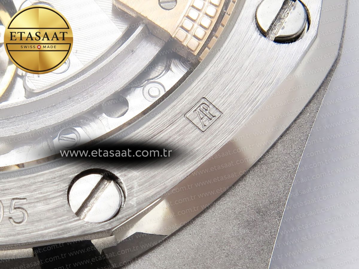 Royal Oak 39mm 15202 SS IPF 1:1 Best Edition Blue/Black Textured Dial on SS Bracelet A2121 - Görsel 27