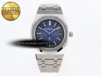 Royal Oak 39mm 15202 SS IPF 1:1 Best Edition Blue/Black Textured Dial on SS Bracelet A2121 - Görsel 3