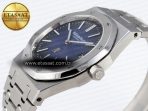 Royal Oak 39mm 15202 SS IPF 1:1 Best Edition Blue/Black Textured Dial on SS Bracelet A2121 - Görsel 8