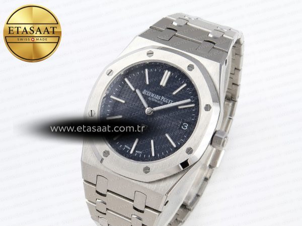 Royal Oak 39mm 15202 SS IPF 1:1 Best Edition Blue Textured Dial on SS Bracelet A2121