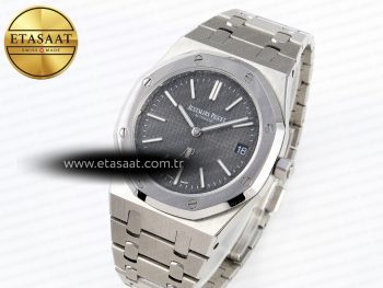 Royal Oak 39mm 15202 SS IPF 1:1 Best Edition Gray Textured Dial on SS Bracelet A2121