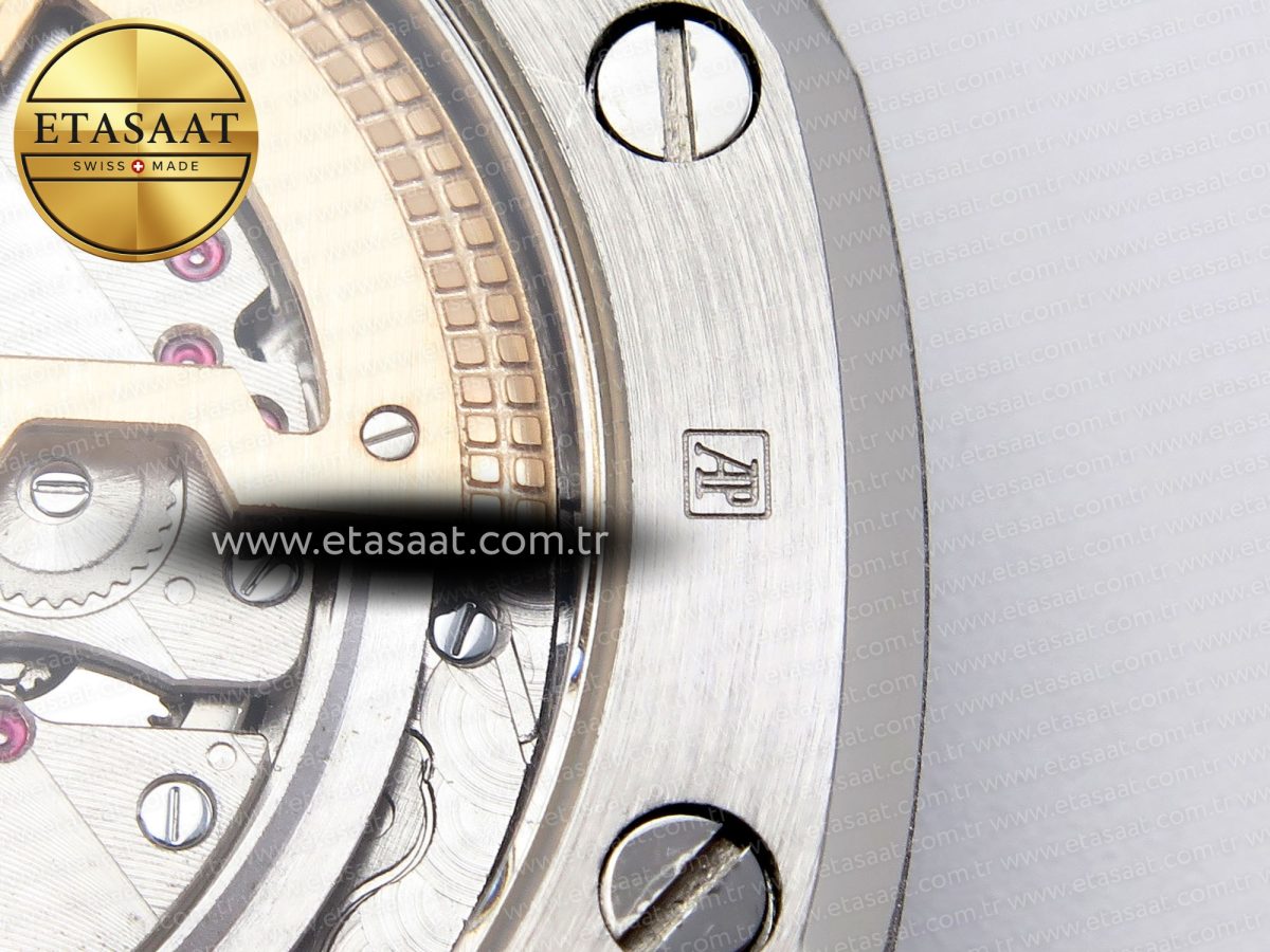 Royal Oak 39mm 15202 SS IPF 1:1 Best Edition Gray Textured Dial on SS Bracelet A2121 - Görsel 26