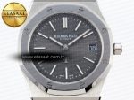 Royal Oak 39mm 15202 SS IPF 1:1 Best Edition Gray Textured Dial on SS Bracelet A2121 - Görsel 4