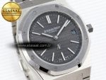 Royal Oak 39mm 15202 SS IPF 1:1 Best Edition Gray Textured Dial on SS Bracelet A2121 - Görsel 5