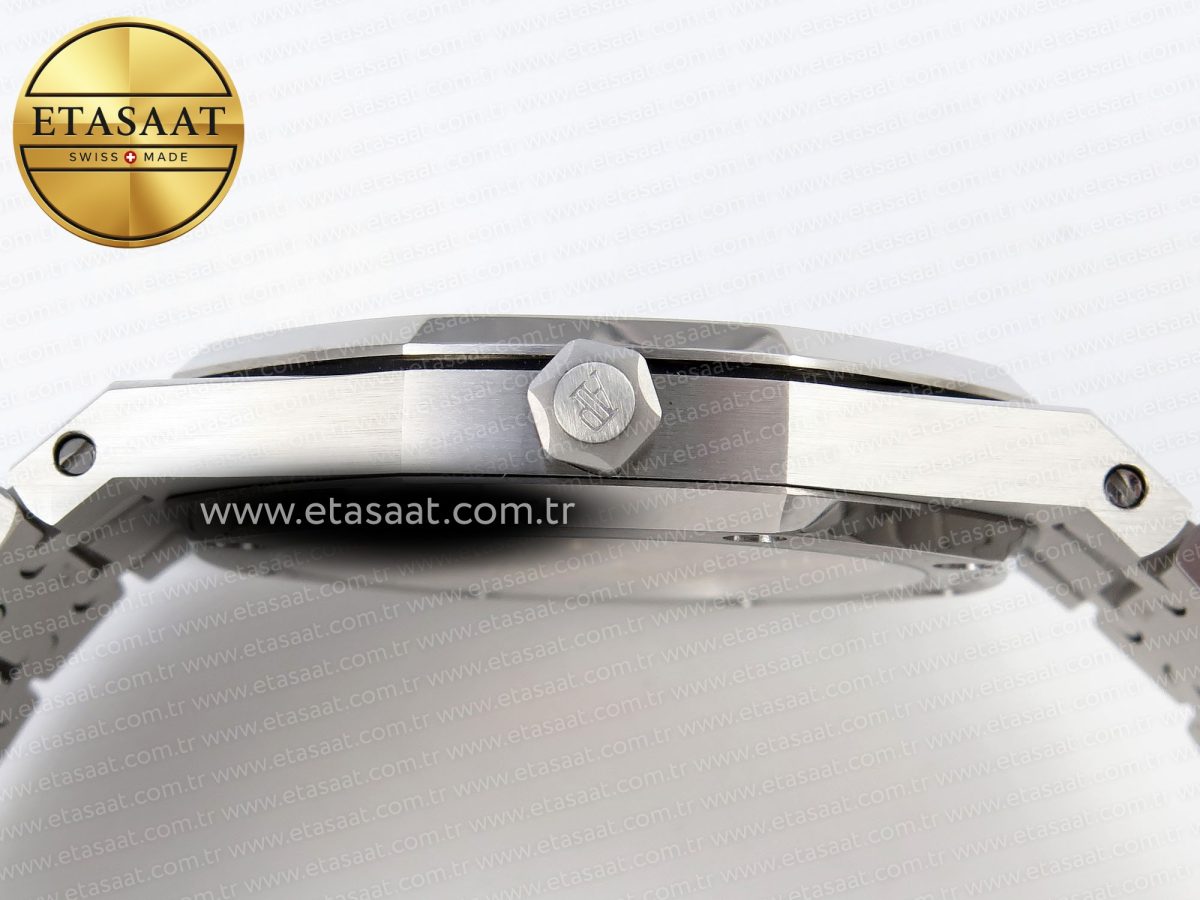 Royal Oak 39mm 15202 SS IPF 1:1 Best Edition Green/Black Dial on SS Bracelet A2121 - Görsel 15