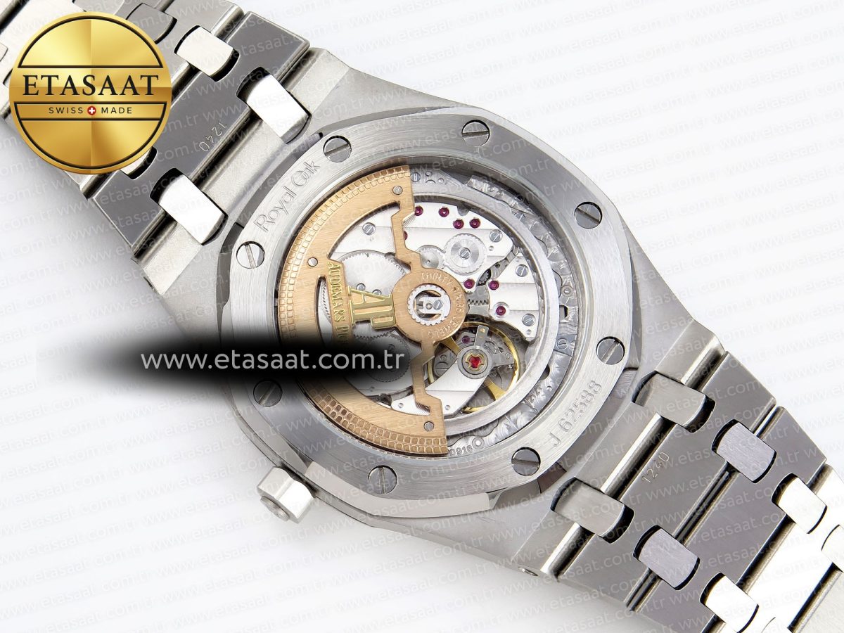 Royal Oak 39mm 15202 SS IPF 1:1 Best Edition Green/Black Dial on SS Bracelet A2121 - Görsel 17