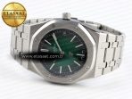 Royal Oak 39mm 15202 SS IPF 1:1 Best Edition Green/Black Dial on SS Bracelet A2121 - Görsel 6