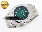 Royal Oak 39mm 15202 SS IPF 1:1 Best Edition Green/Black Dial on SS Bracelet A2121 - Görsel 7