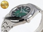 Royal Oak 39mm 15202 SS IPF 1:1 Best Edition Green/Black Dial on SS Bracelet A2121 - Görsel 8