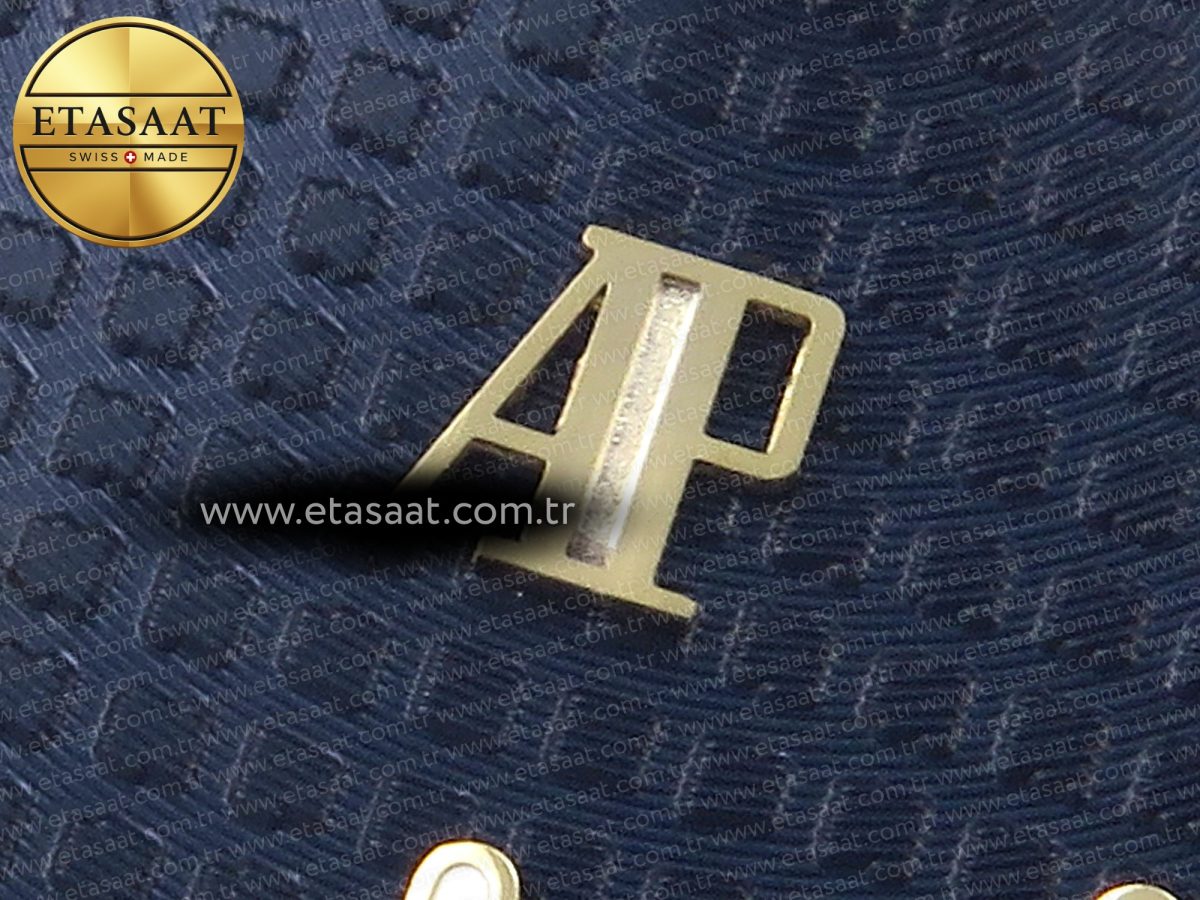Royal Oak 39mm 15202 YG IPF 1:1 Best Edition Blue Textured Dial on YG Bracelet A2121 - Görsel 11