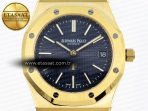 Royal Oak 39mm 15202 YG IPF 1:1 Best Edition Blue Textured Dial on YG Bracelet A2121 - Görsel 4