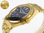 Royal Oak 39mm 15202 YG IPF 1:1 Best Edition Blue Textured Dial on YG Bracelet A2121 - Görsel 8