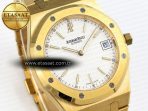 Royal Oak 39mm 15202 YG IPF 1:1 Best Edition White Textured Dial on YG Bracelet A2121 - Görsel 5