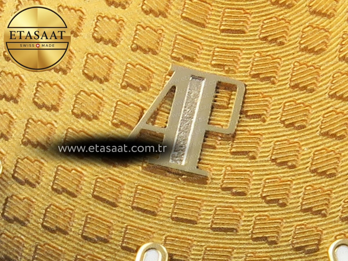 Royal Oak 39mm 15202 YG IPF 1:1 Best Edition Yellow/Brown Textured Dial on YG Bracelet A2121 - Görsel 12