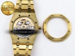 Royal Oak 39mm 15202 YG IPF 1:1 Best Edition Yellow/Brown Textured Dial on YG Bracelet A2121 - Görsel 18