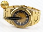 Royal Oak 39mm 15202 YG IPF 1:1 Best Edition Yellow/Brown Textured Dial on YG Bracelet A2121 - Görsel 6