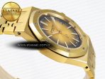 Royal Oak 39mm 15202 YG IPF 1:1 Best Edition Yellow/Brown Textured Dial on YG Bracelet A2121 - Görsel 9