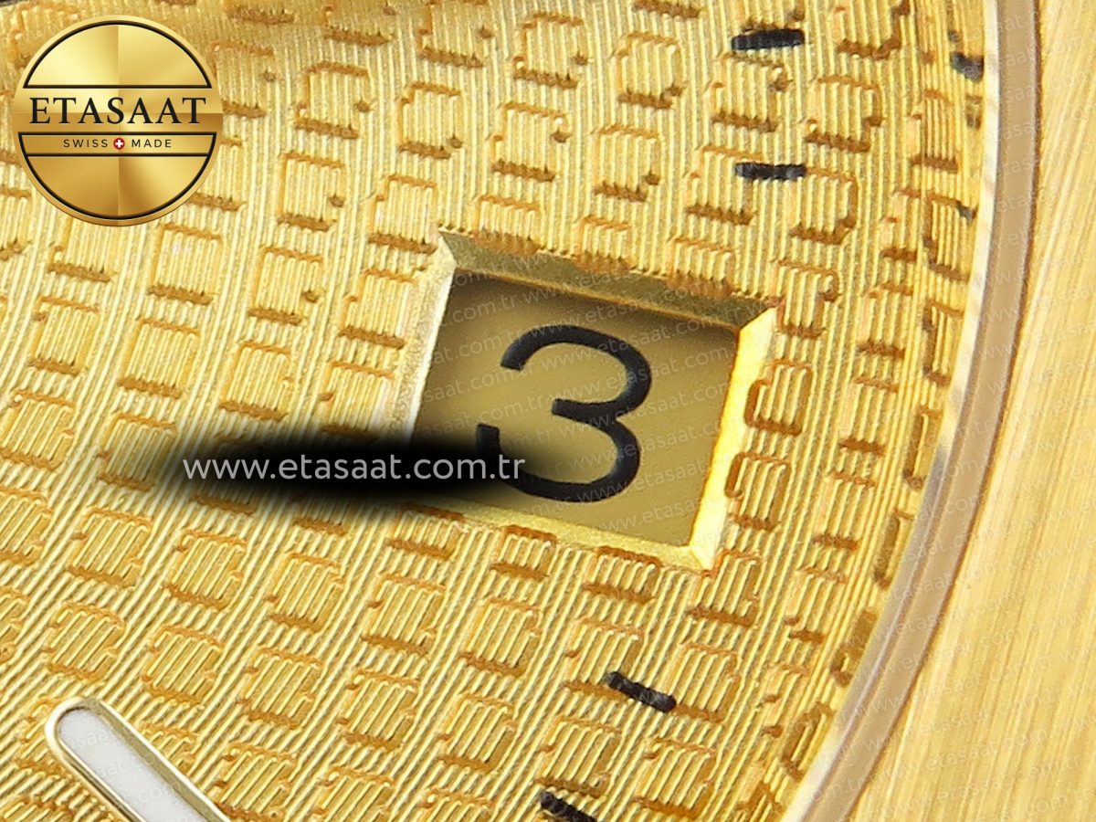 Royal Oak 39mm 15202 YG IPF 1:1 Best Edition YG Textured Dial on YG Bracelet A2121 - Görsel 11