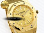 Royal Oak 39mm 15202 YG IPF 1:1 Best Edition YG Textured Dial on YG Bracelet A2121 - Görsel 5