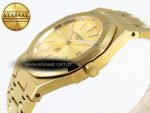 Royal Oak 39mm 15202 YG IPF 1:1 Best Edition YG Textured Dial on YG Bracelet A2121 - Görsel 8