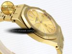 Royal Oak 39mm 15202 YG IPF 1:1 Best Edition YG Textured Dial on YG Bracelet A2121 - Görsel 9