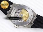 Royal Oak 41mm 15400 SS APSF 1:1 Best Edition Gray Textured Dial on Black Rubber Strap SA3120 Super Clone V3 - Görsel 17