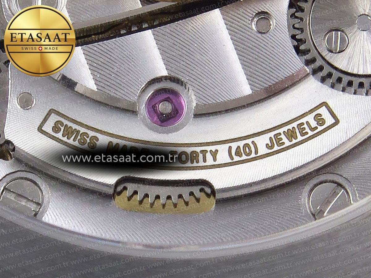 Royal Oak 41mm 15400 SS APSF 1:1 Best Edition Gray Textured Dial on Black Rubber Strap SA3120 Super Clone V3 - Görsel 20