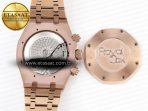 Audemars Piguet ROYAL OAK CHRONO 26331ST YG BLUE DIAL ON RG A7750 - Görsel 17