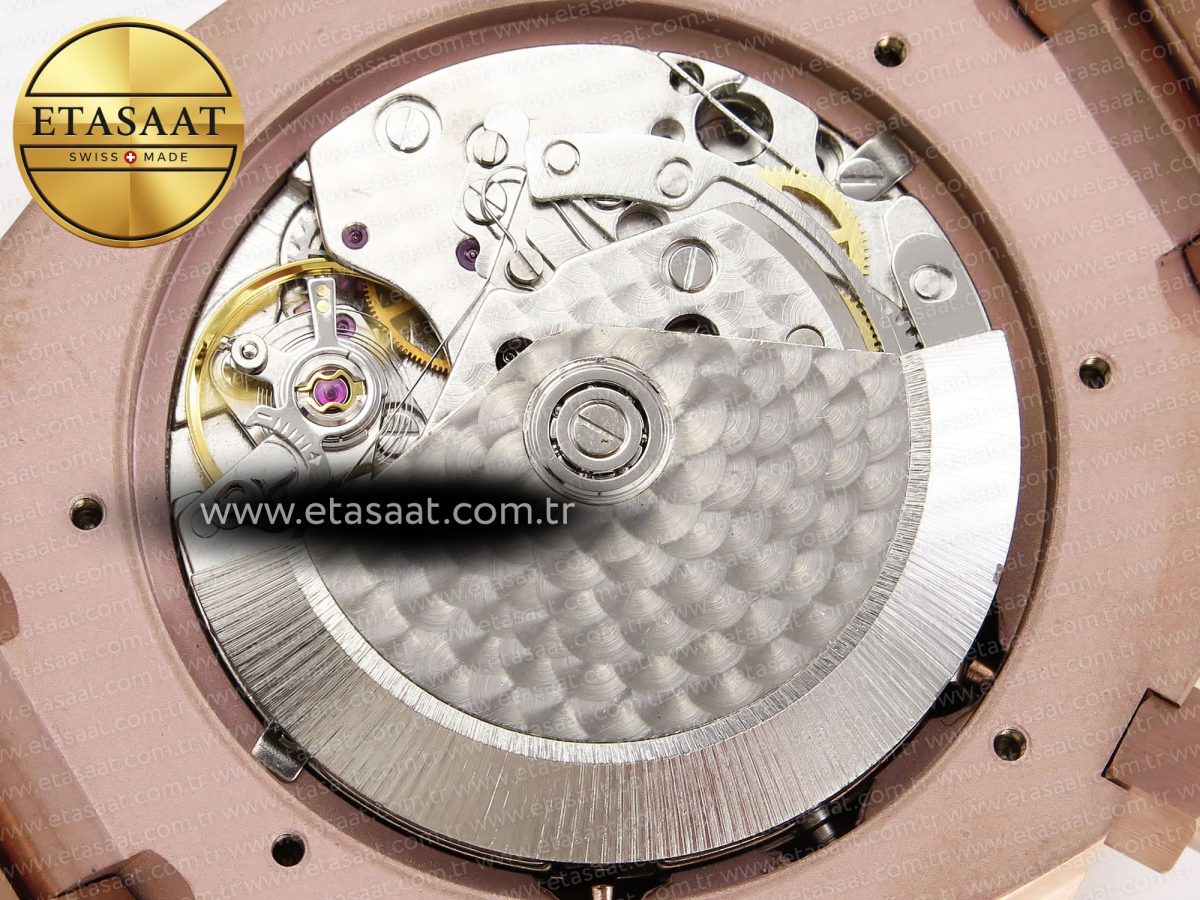 Audemars Piguet ROYAL OAK CHRONO 26331ST YG BLUE DIAL ON RG A7750 - Görsel 18
