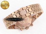 Audemars Piguet ROYAL OAK CHRONO 26331ST YG BROWN DIAL ON RG A7750 - Görsel 21