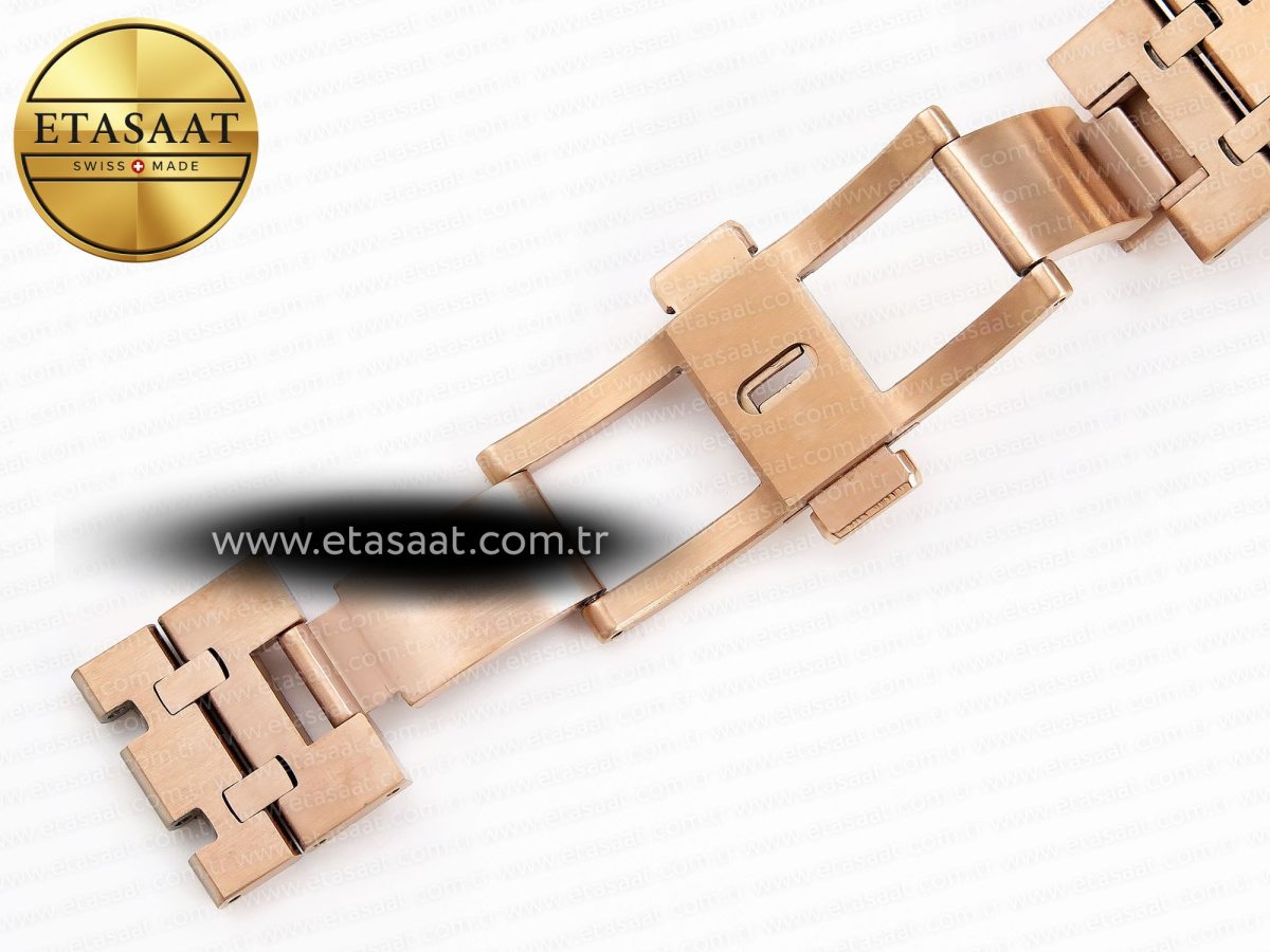 Audemars Piguet ROYAL OAK CHRONO 26331ST YG BROWN DIAL ON RG A7750 - Görsel 27