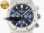 Audemars Piguet ROYAL OAK CHRONO 26331ST YG BLACK DIAL BLUE SUBDIAL ON SS A7750 - Görsel 4