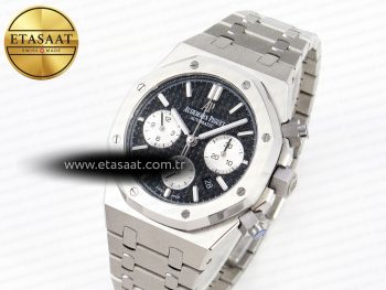 ROYAL OAK CHRONO 26331ST SS IPF 1:1 BEST EDITION BLACK DIAL WHITE SUBDIAL ON SS BRACELET A7750