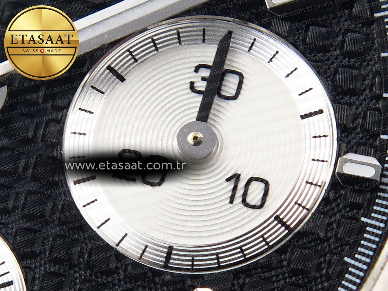 ROYAL OAK CHRONO 26331ST SS IPF 1:1 BEST EDITION BLACK DIAL WHITE SUBDIAL ON SS BRACELET A7750 - Görsel 12