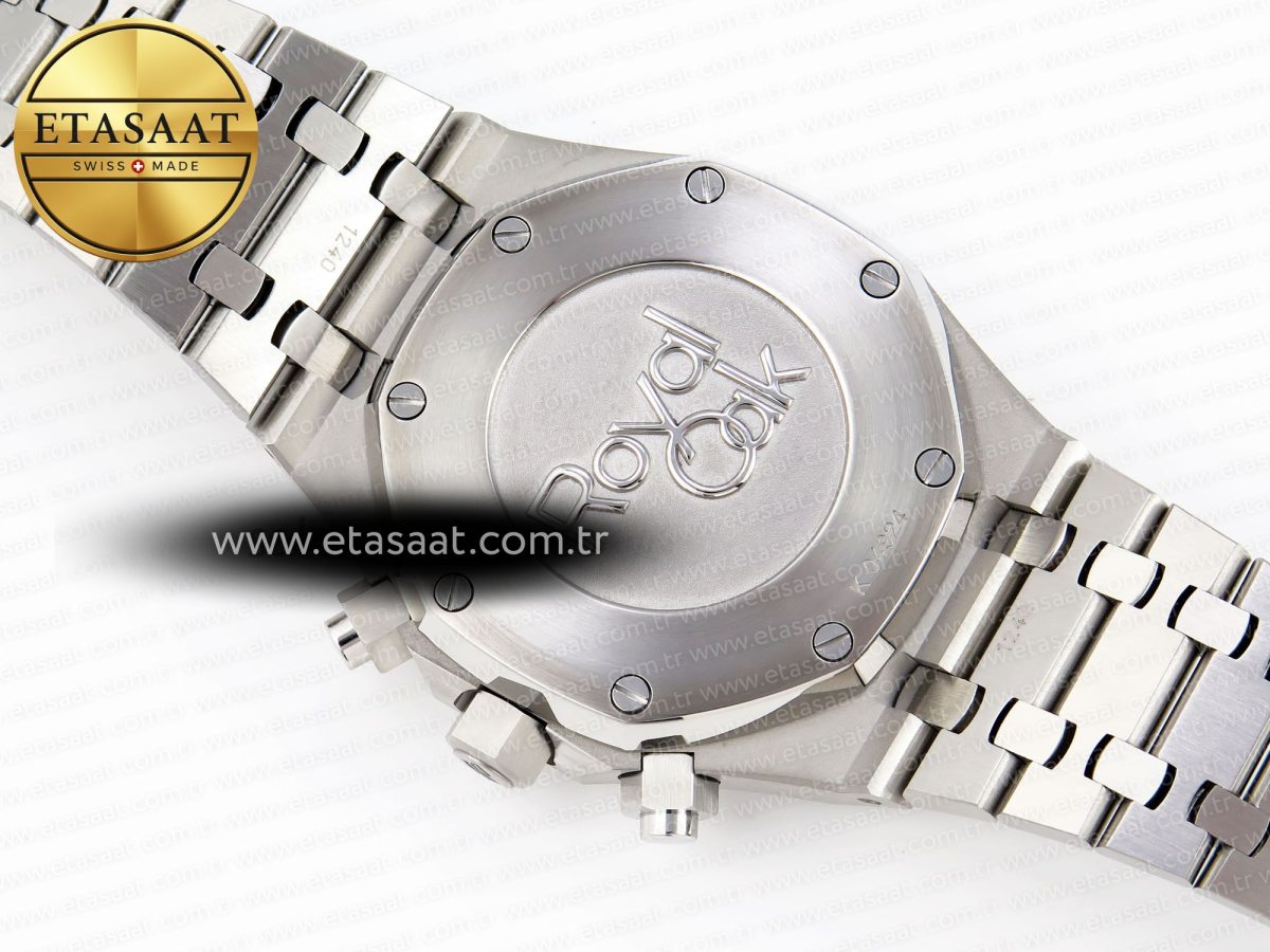 Audemars Piguet ROYAL OAK CHRONO 26331ST BLACK DIAL WHITE SUBDIAL ON SS A7750 - Görsel 15