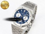 ROYAL OAK CHRONO 26331ST SS IPF 1:1 BEST EDITION BLUE DIAL WHITE SUBDIAL ON SS BRACELET A7750