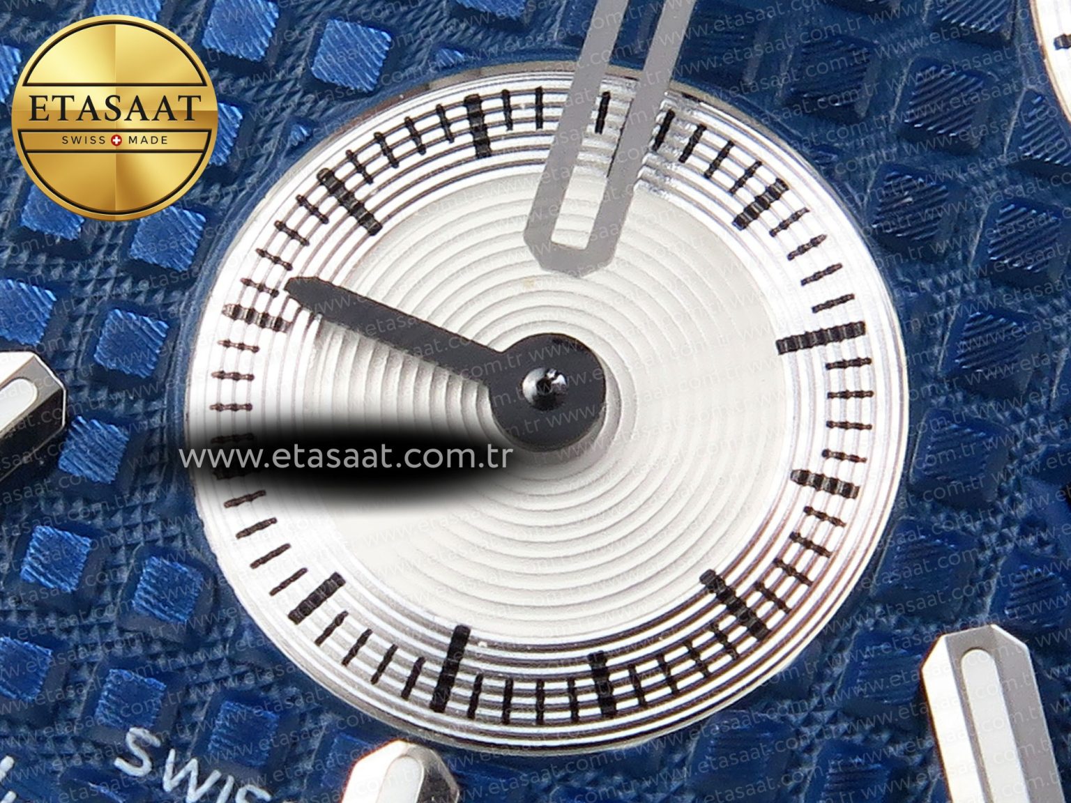 ROYAL OAK CHRONO 26331ST SS IPF 1:1 BEST EDITION BLUE DIAL WHITE SUBDIAL ON SS BRACELET A7750 - Görsel 12