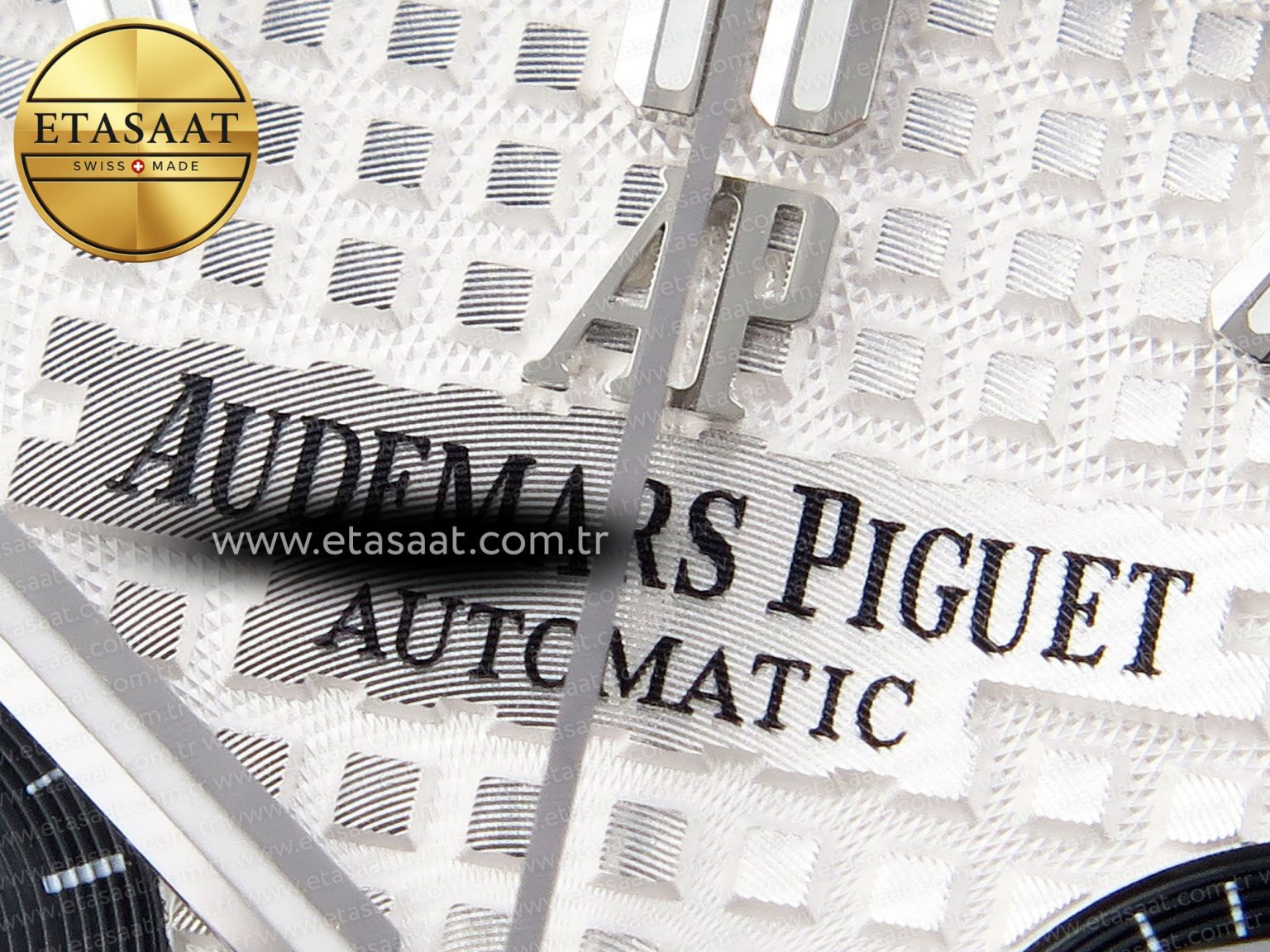 ROYAL OAK CHRONO 26331ST SS IPF 1:1 BEST EDITION WHITE DIAL BLACK SUBDIAL ON SS BRACELET A7750 - Görsel 10