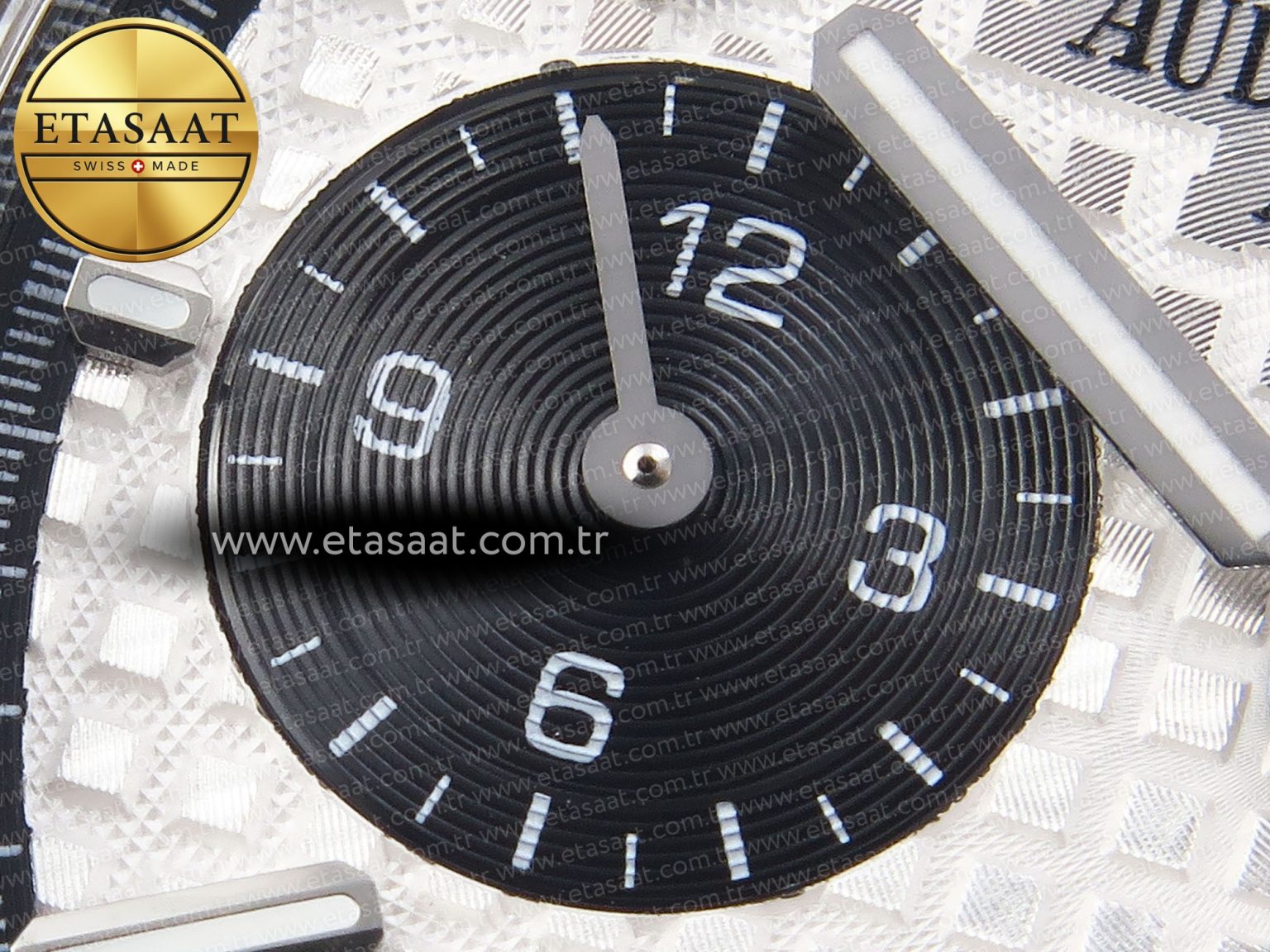 ROYAL OAK CHRONO 26331ST SS IPF 1:1 BEST EDITION WHITE DIAL BLACK SUBDIAL ON SS BRACELET A7750 - Görsel 14