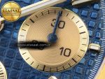 ROYAL OAK CHRONO 26331ST YG IPF 1:1 BEST EDITION BLUE DIAL GOLD SUBDIAL ON YG BRACELET A7750 - Görsel 11