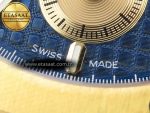ROYAL OAK CHRONO 26331ST YG IPF 1:1 BEST EDITION BLUE DIAL GOLD SUBDIAL ON YG BRACELET A7750 - Görsel 12