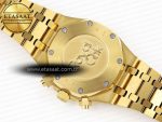 ROYAL OAK CHRONO 26331ST YG IPF 1:1 BEST EDITION GREEN DIAL ON YG BRACELET A7750 - Görsel 15
