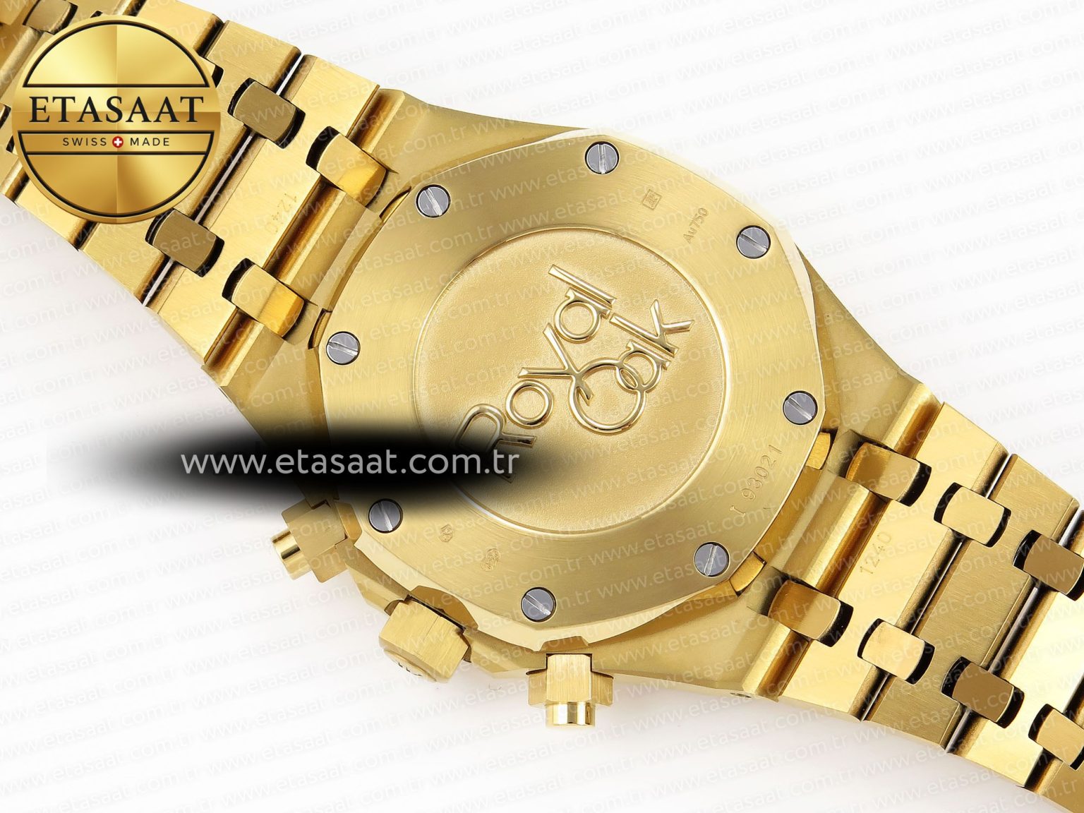 ROYAL OAK CHRONO 26331ST YG IPF 1:1 BEST EDITION GREEN DIAL ON YG BRACELET A7750 - Görsel 15