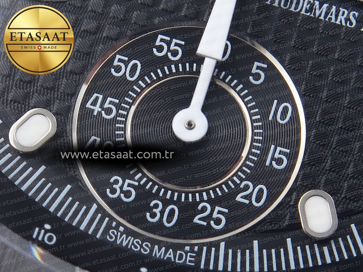 Audemars Piguet LACK TEXTURED DIAL ON BLACK A4404 - Görsel 12