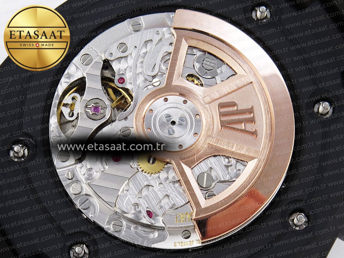 Audemars Piguet LACK TEXTURED DIAL ON BLACK A4404 - Görsel 20